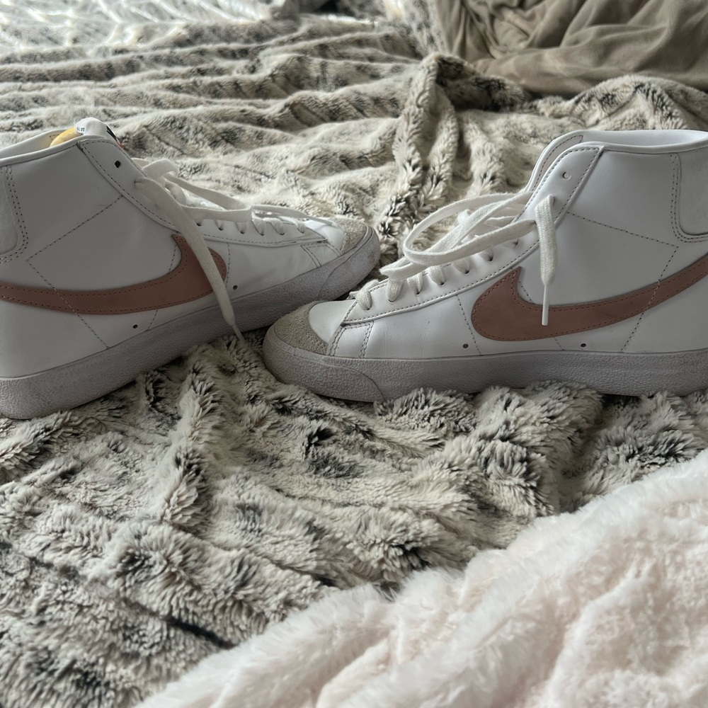 Woman’s Nike Blazers (tan blush color)